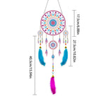 Lotus Mandala Traumfänger 2D flache Hängedekoration Diamond Painting Sets