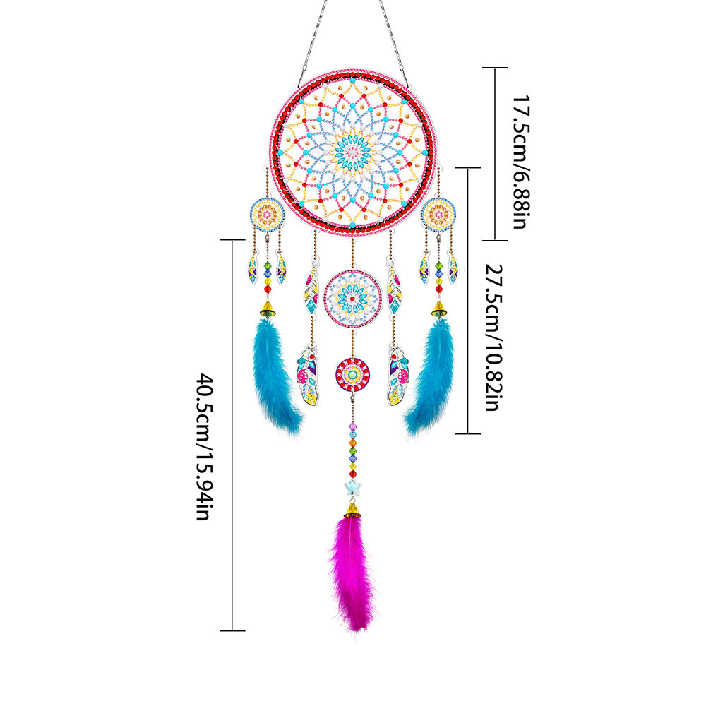 Lotus Traumfänger 2D flache Hängedekoration Diamond Painting Sets