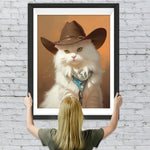 Maine Katze mit Hut Diamond Painting