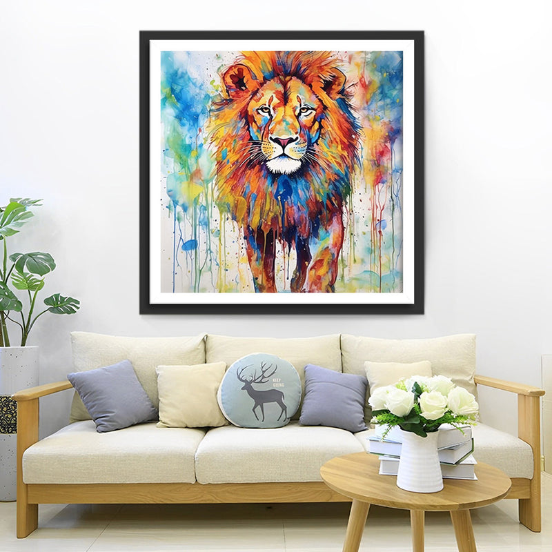 Majestätischer Löwe Diamond Painting