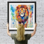 Majestätischer Löwe Diamond Painting
