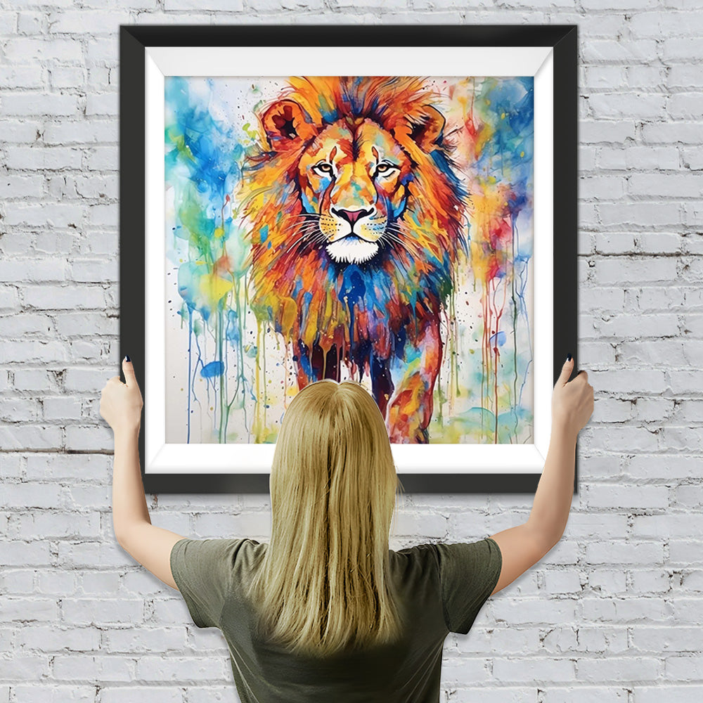 Majestätischer Löwe Diamond Painting