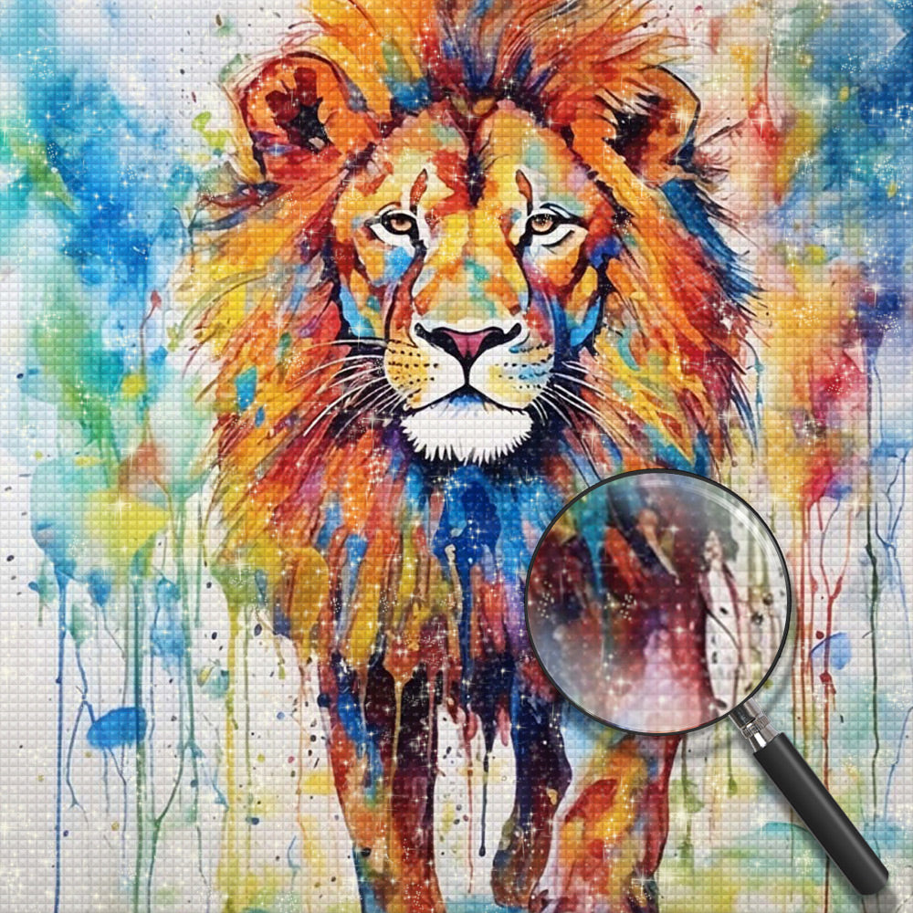 Majestätischer Löwe Diamond Painting