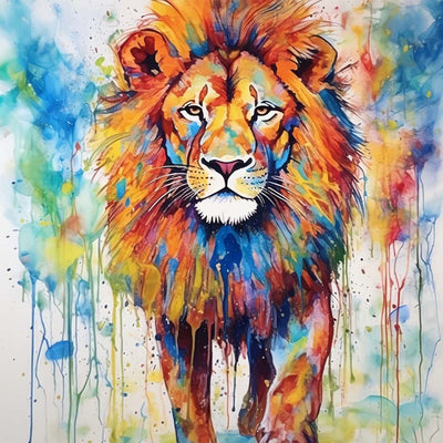 Majestätischer Löwe Diamond Painting