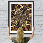 Mandala mit goldenen Mustern Diamond Painting