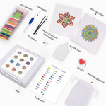 Mandala-Serie 12 Stück - Mini Diamond Painting Set