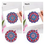 Mandala-Serie 12 Stück - Mini Diamond Painting Set