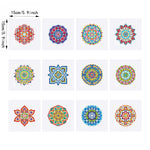 Mandala-Serie 12 Stück - Mini Diamond Painting Set