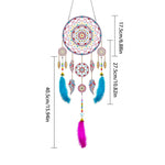 Mandala Traumfänger 2D flache Hängedekoration Diamond Painting Sets