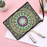 Mandala zum Thema Sommer Diamond Painting Handgelenktasche