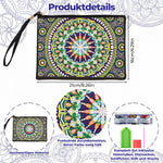 Mandala zum Thema Sommer Diamond Painting Handgelenktasche