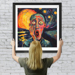 Mann schreien Diamond Painting