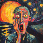 Mann schreien Diamond Painting