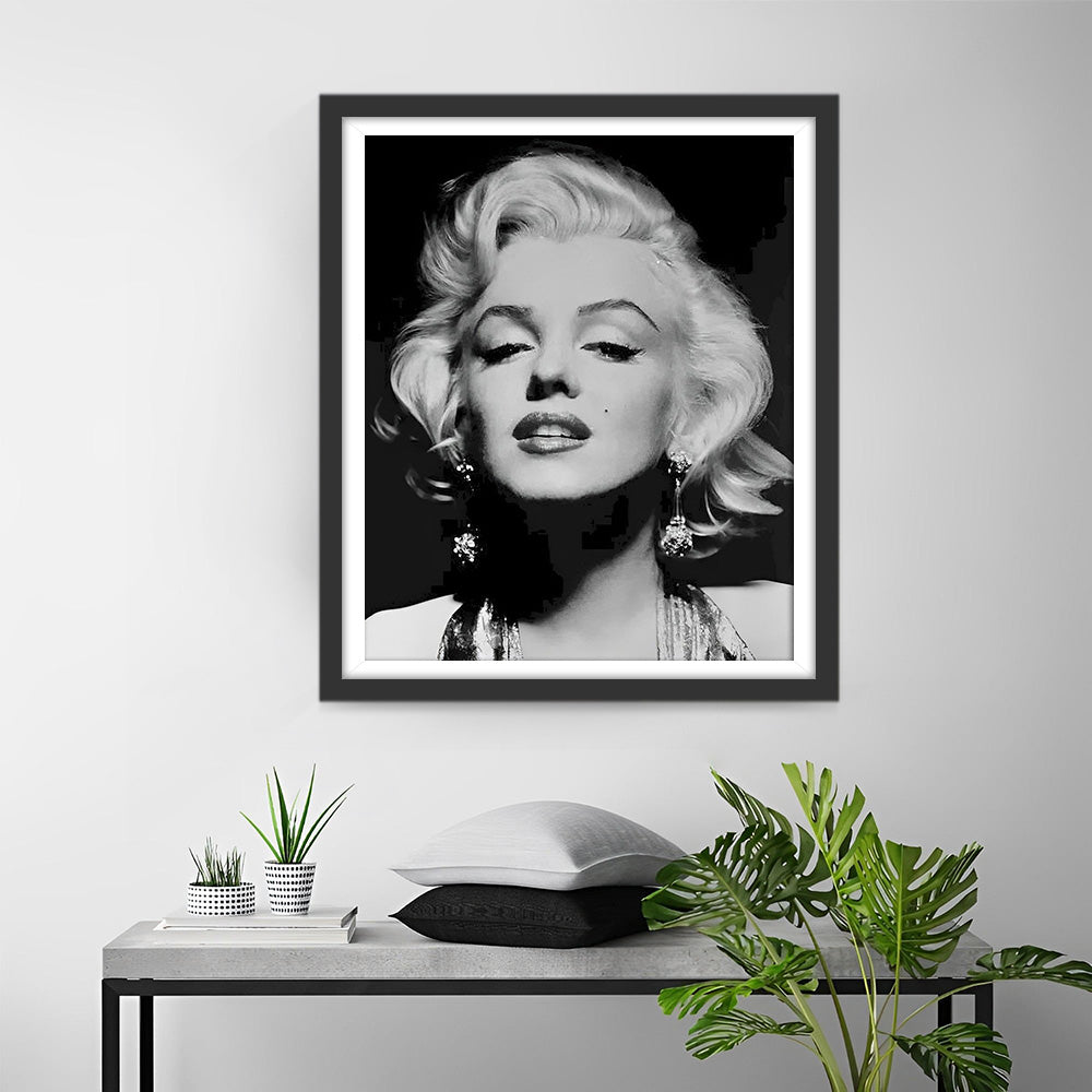 Marilyn Monroe Lächelnd Diamond Painting