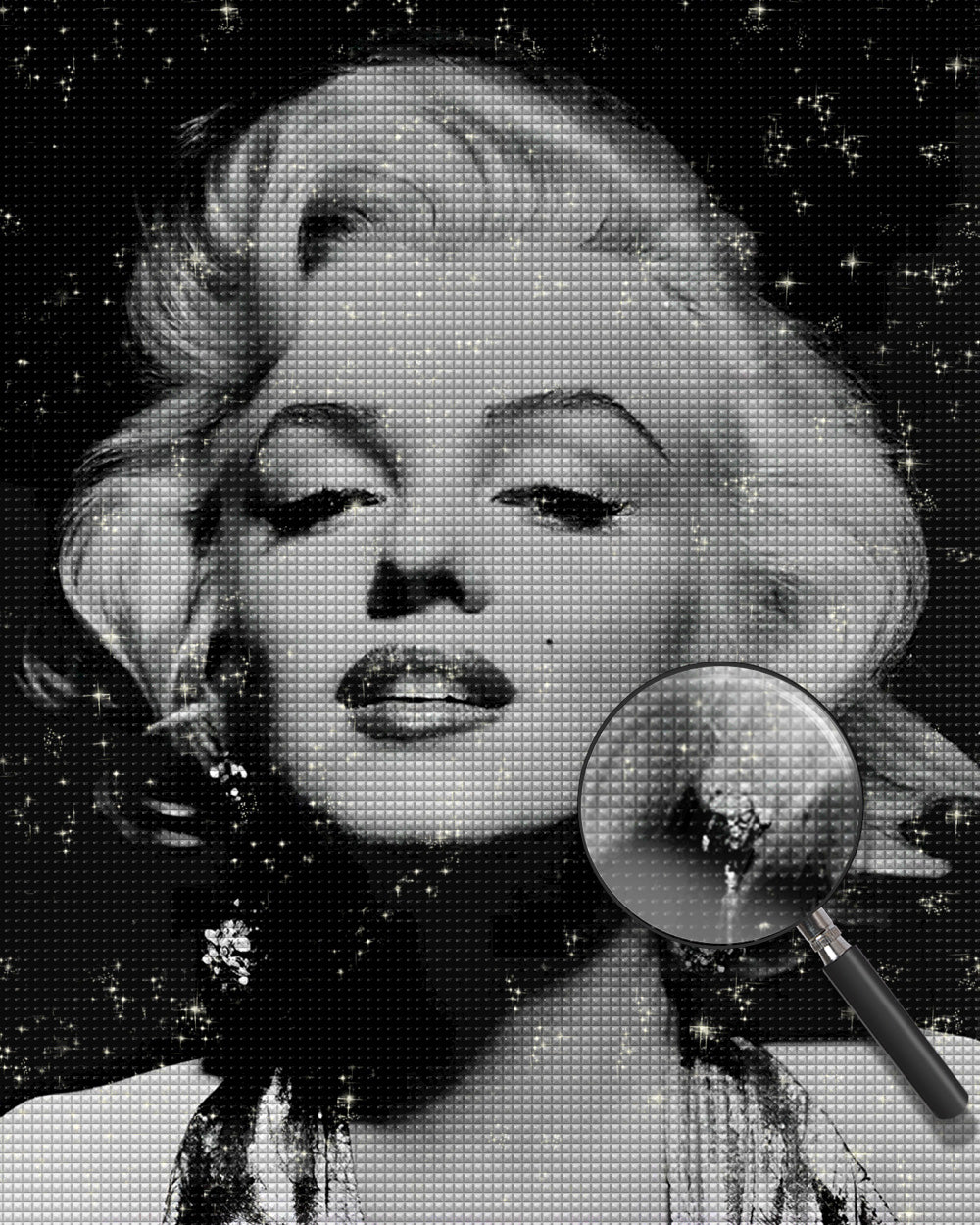 Marilyn Monroe Lächelnd Diamond Painting