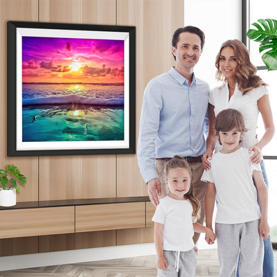 Meer Abendrot Diamond Painting