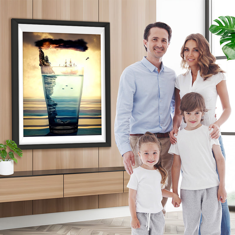 Meer im Glas Diamond Painting