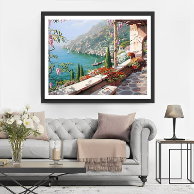 Meer und Berge Diamond Painting