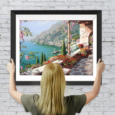 Meer und Berge Diamond Painting