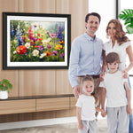 Mohnblumen in der Wildnis Diamond Painting