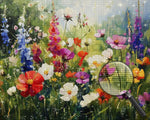 Mohnblumen in der Wildnis Diamond Painting