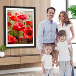 Mohnblumen und Knospen Diamond Painting