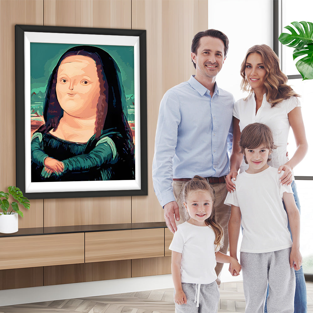 Mona Lisa Q-Ausführung Diamond Painting