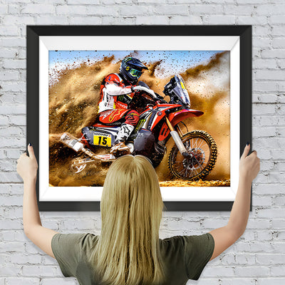 Motorrad Diamond Painting