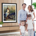 Motorrad Schönheit Diamond Painting