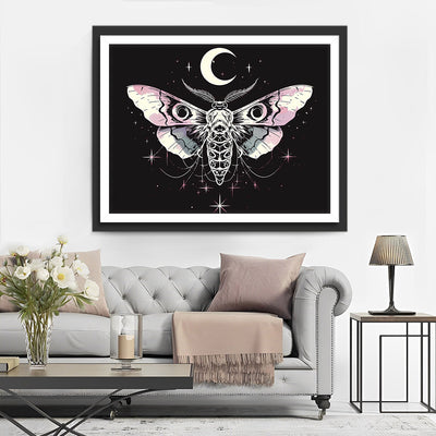Motte und Mondsichel Diamond Painting