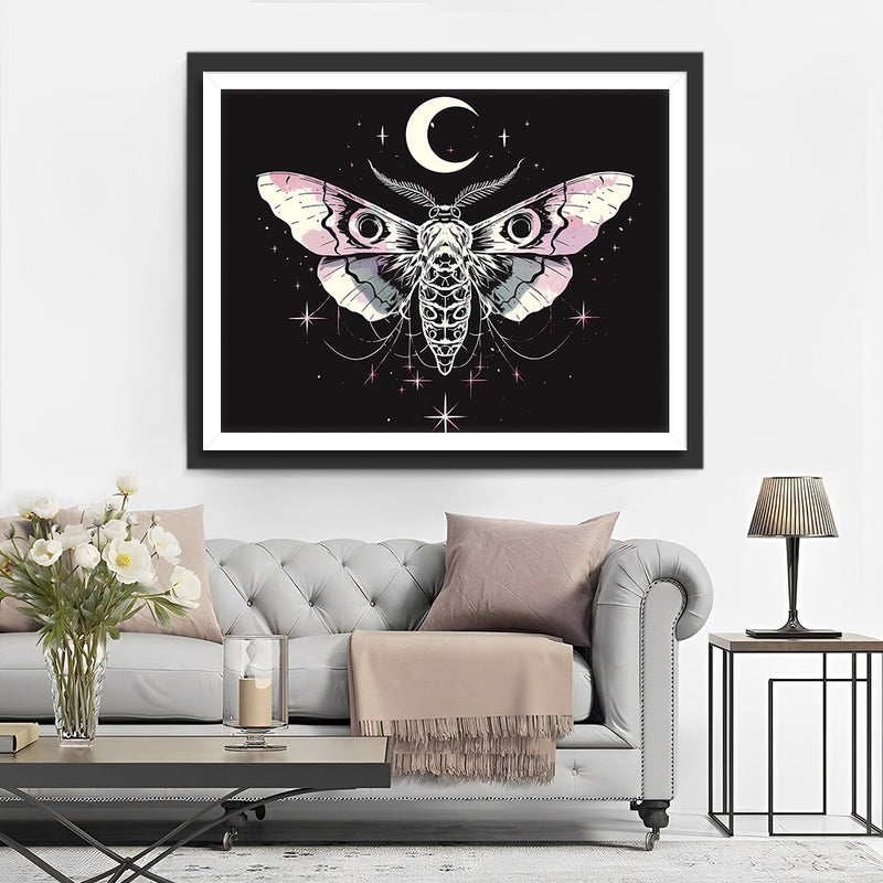Motte und Mondsichel Diamond Painting