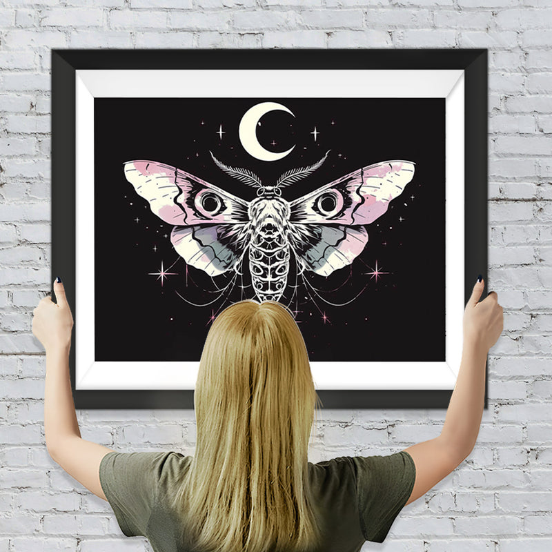 Motte und Mondsichel Diamond Painting