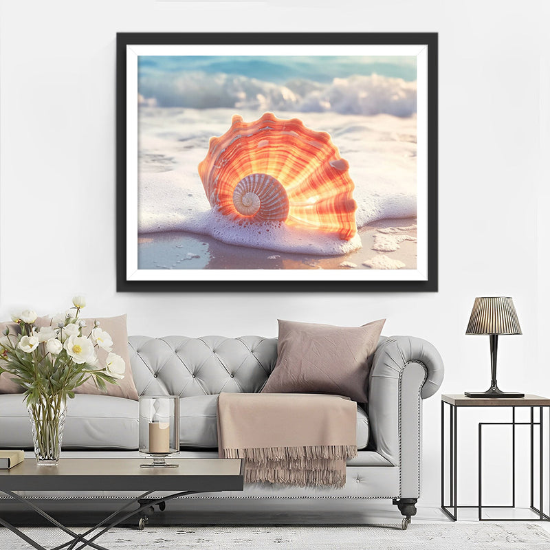 Muscheln am Strand Diamond Painting