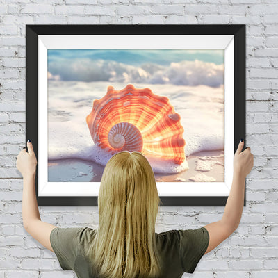 Muscheln am Strand Diamond Painting
