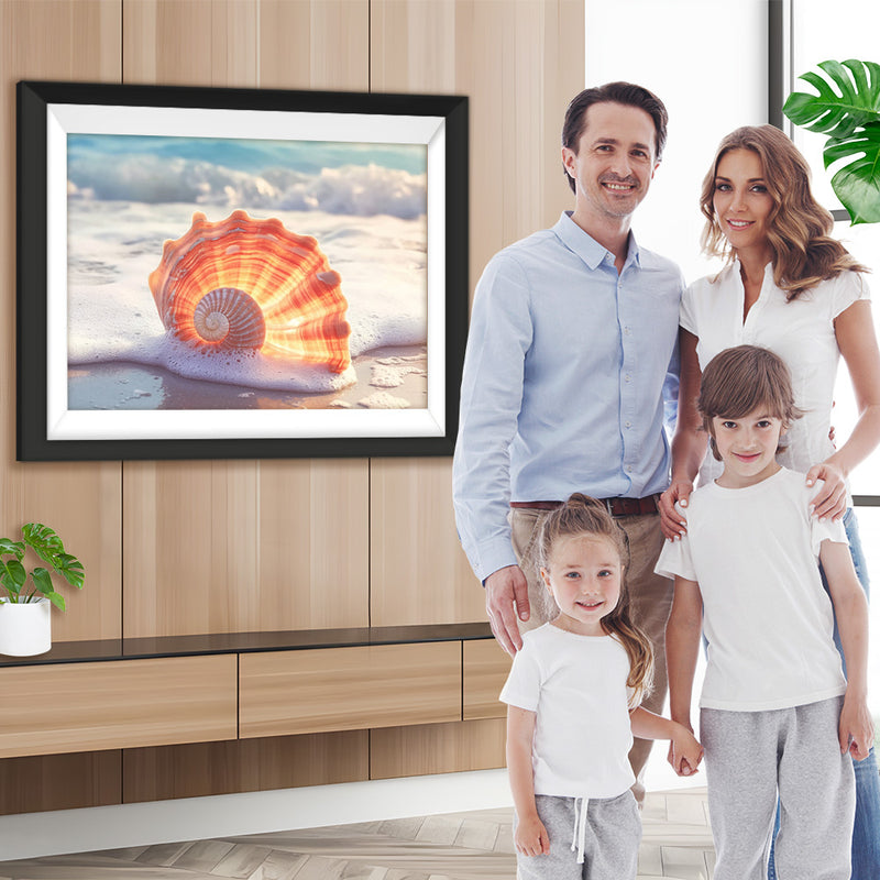 Muscheln am Strand Diamond Painting