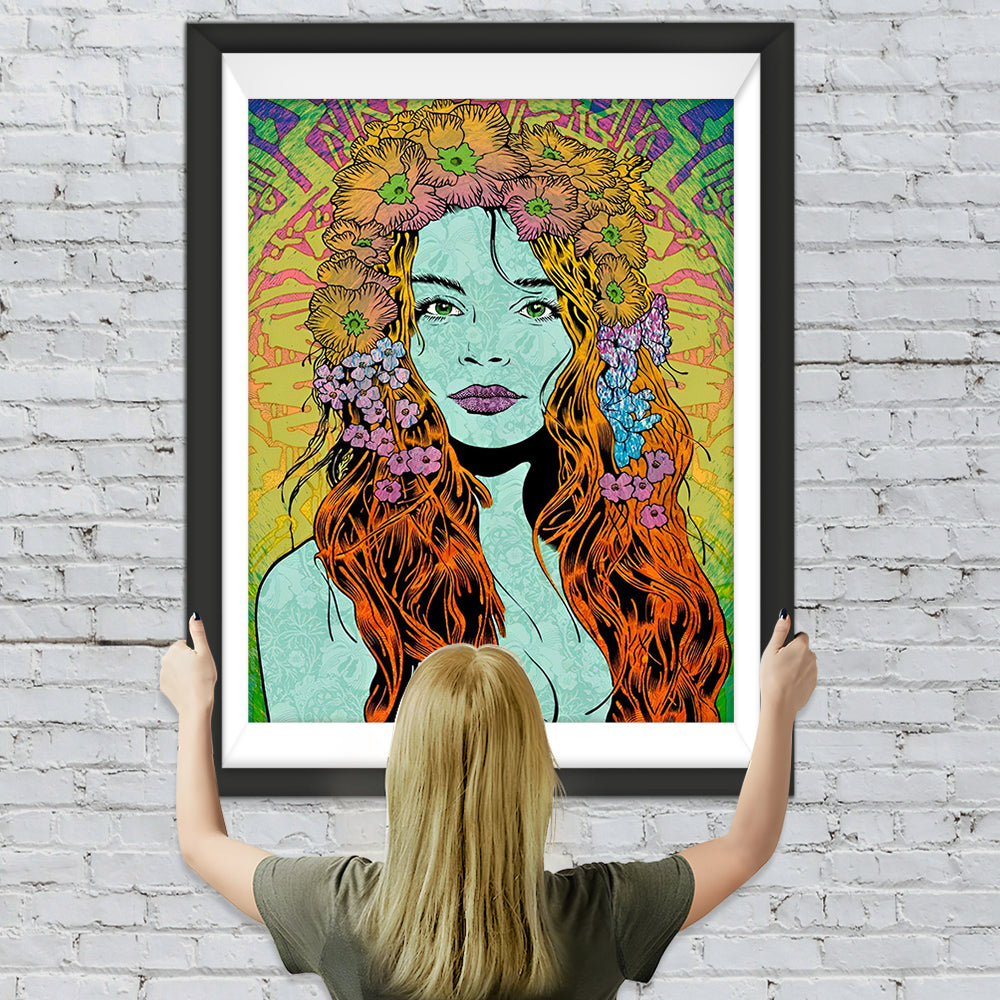 Muse mit einem Kranz Diamond Painting