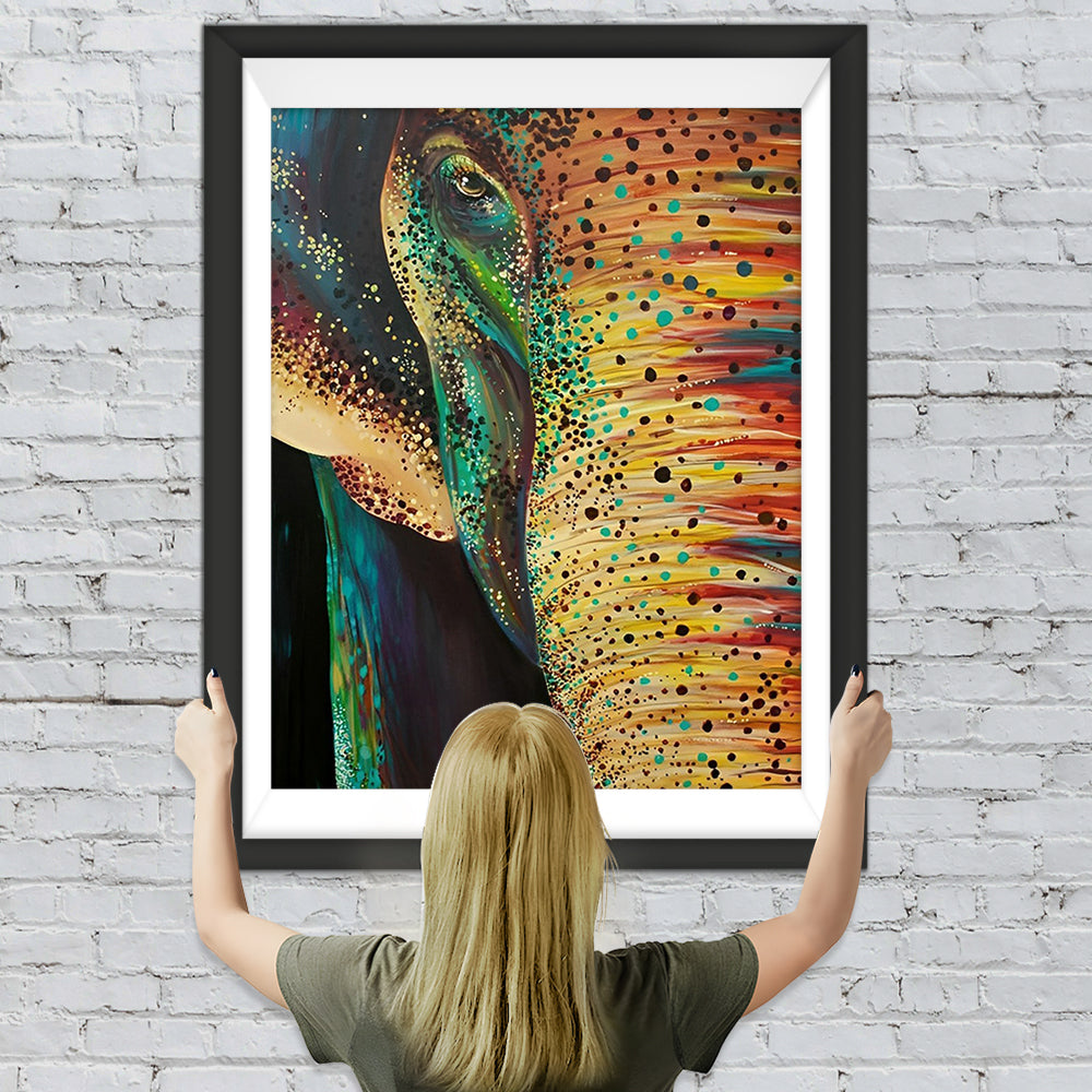 Nase vom Elefanten Diamond Painting