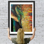 Nase vom Elefanten Diamond Painting