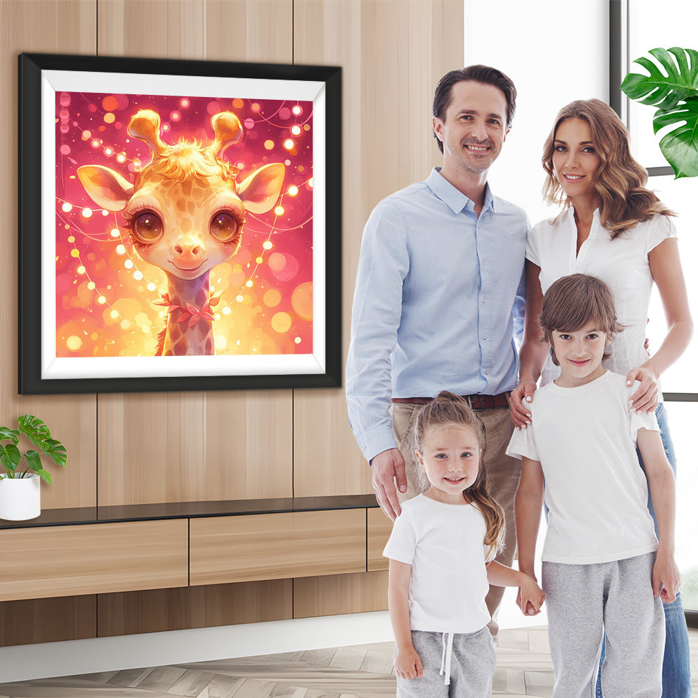 Niedliche Cartoon-Giraffe Diamond Painting