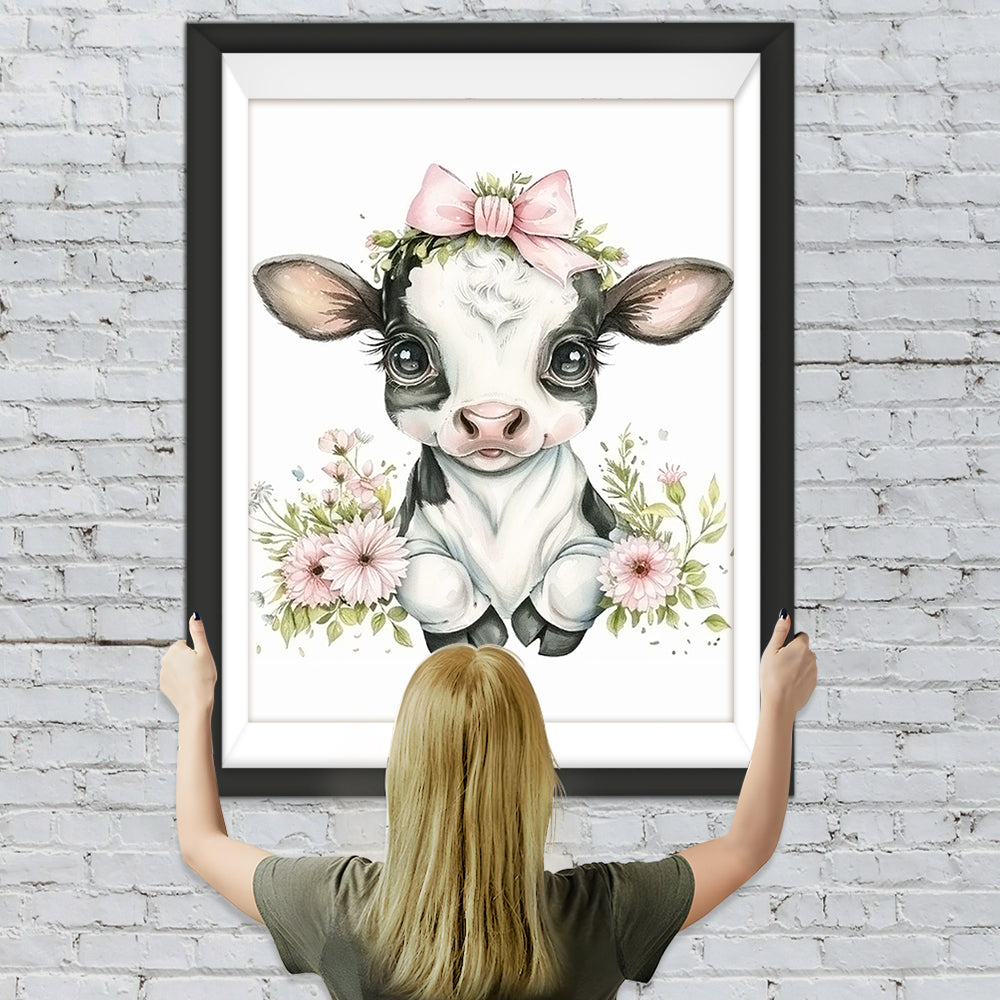 Niedliche Kuh Diamond Painting