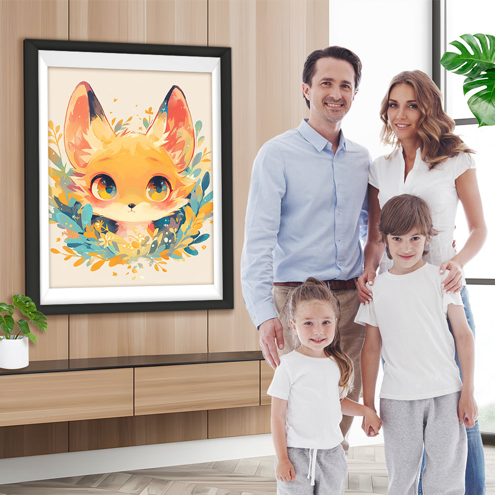 Niedlicher Cartoon Fuchs Diamond Painting