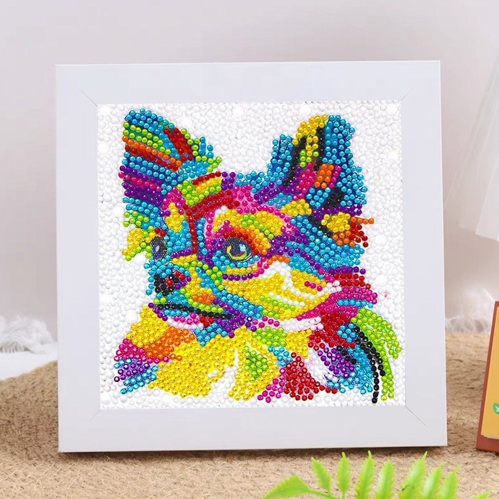 Niedlicher Chihuahua Mini-Kristallpünktchen Diamond Painting