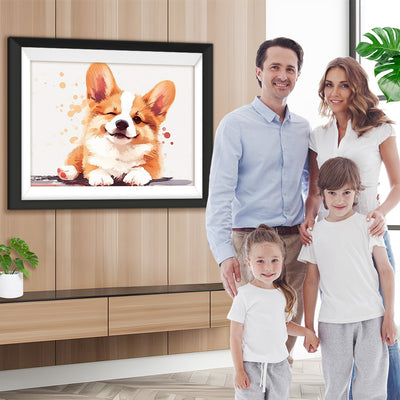 Niedlicher Corgi Diamond Painting