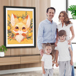 Niedlicher Goldener Fuchs Diamond Painting