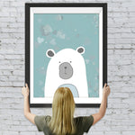 Niedlicher weißer Cartoon-Bär Diamond Painting