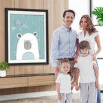 Niedlicher weißer Cartoon-Bär Diamond Painting