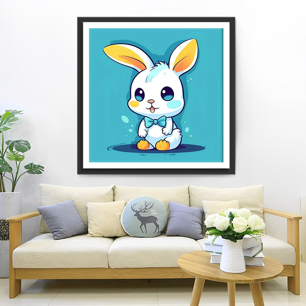Niedliches Cartoon-Kaninchen Diamond Painting