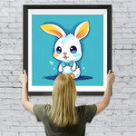 Niedliches Cartoon-Kaninchen Diamond Painting