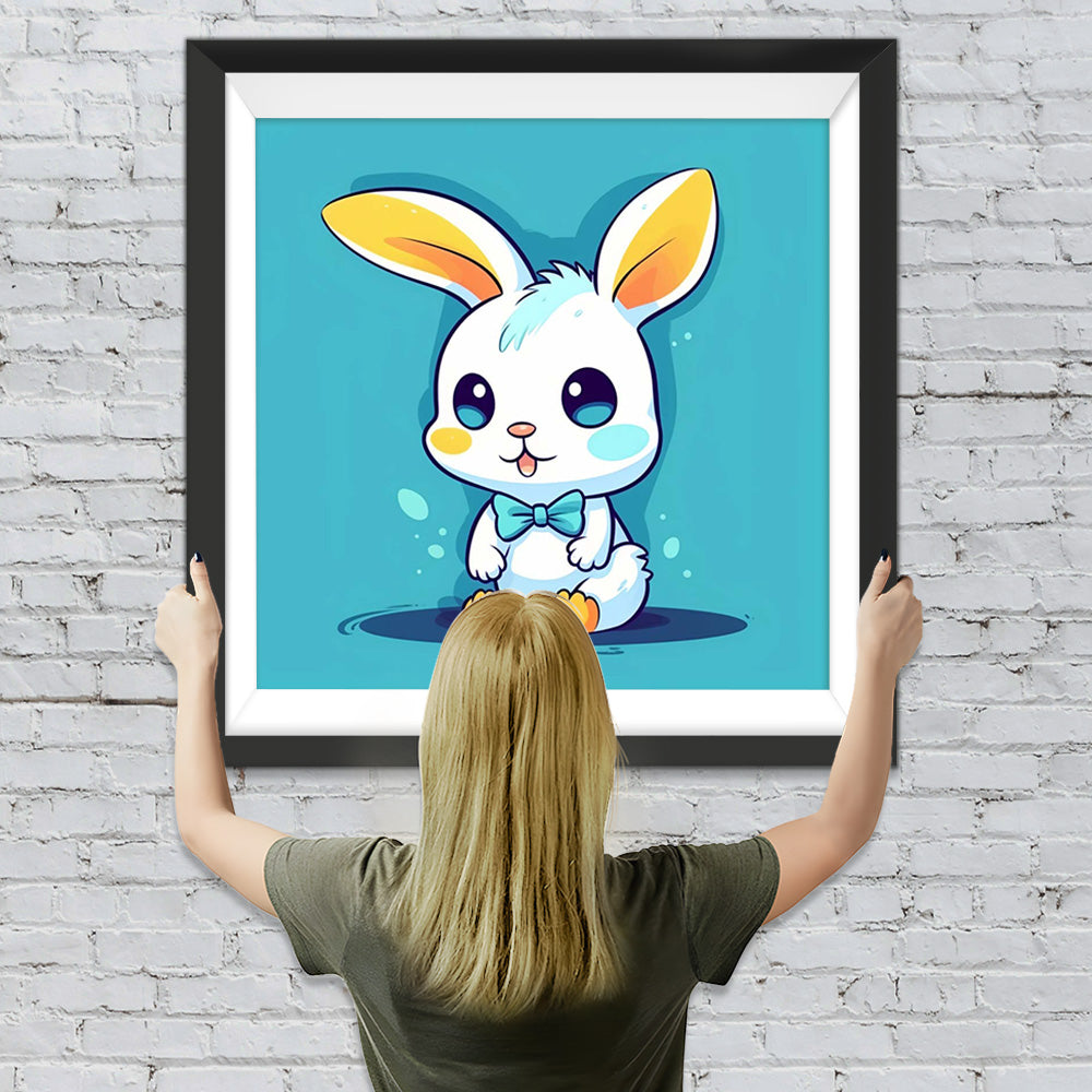 Niedliches Cartoon-Kaninchen Diamond Painting