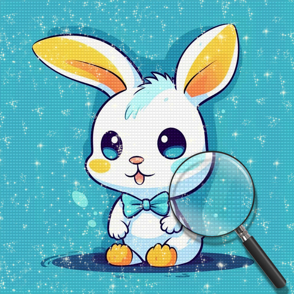 Niedliches Cartoon-Kaninchen Diamond Painting